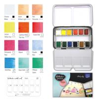 Vaessen Creative • aquarelverf set pastel 12 kleuren - thumbnail