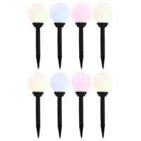 VidaXL Solarlampen 8 st led rond 15 cm rgb - thumbnail
