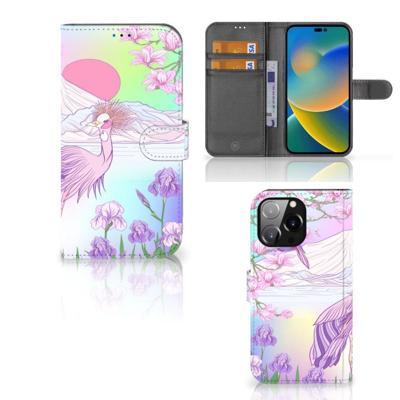 iPhone 14 Pro Max | Telefoonhoesje | Met pasjeshouder | Bird