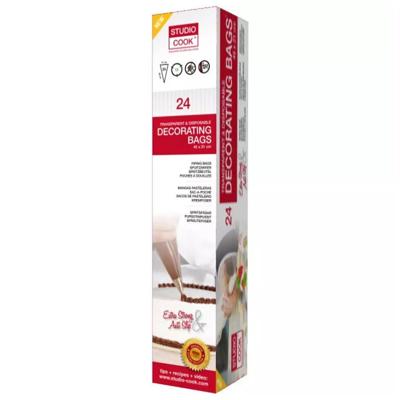 Basic Studio cook decoratie wegwerp spuitzakken 24 stuks
