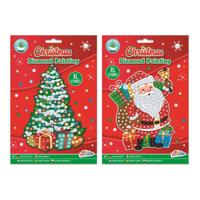 Grafix Kerst XL Diamond Painting A5 XL stenen - thumbnail