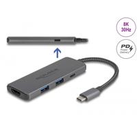 DeLOCK USB Type-C Docking Station 8K dockingstation - thumbnail