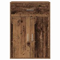 Dressoir met lade Oud hout 79 x 38 x 80 cm Bewerkt hout - thumbnail