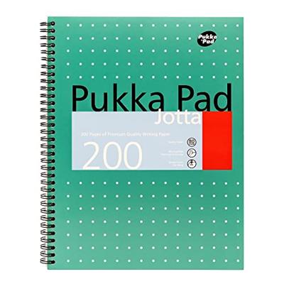 Collegeblok pukka jotta a4 lijn 4-g 200pag 80gr gn Collegeblok pukka jotta a4 lijn 4-g 200pag 80gr gn