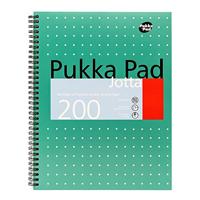 Collegeblok pukka jotta a4 lijn 4-g 200pag 80gr gn - thumbnail