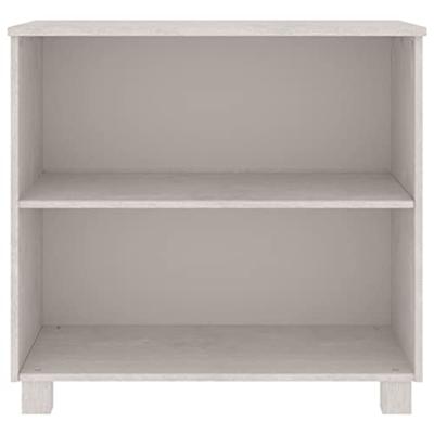 Dressoir HAMAR 85x35x80 cm massief grenenhout wit