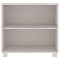 Dressoir 85x35x80 cm massief grenenhout wit - thumbnail
