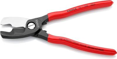 Knipex Kabelschaar met dubbele snijkanten met kunststof bekleed 200 mm - 9511200 - thumbnail