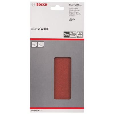 Bosch Accessories Expert for Wood 2608605319 Oscillerend schuurpapier Met klittenband, Geperforeerd Korrelgrootte (num) 180 (l x b) 230 mm x 115 mm 10 stuk(s)