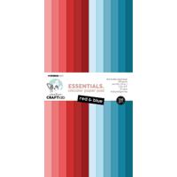 Creative Craftlab Creative craft lab • essentials unicolor paper pad red & blue - thumbnail