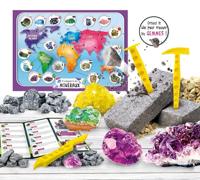 Mineral Discovery - Wetenschappelijke kit - IK BEN EEN GENIUS POCKET - Graafblok - thumbnail