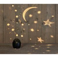 Binnenprojector ster b.o. 11,5x13 cm led warm wit 3x AA Anna's Collection - Annas collection - thumbnail