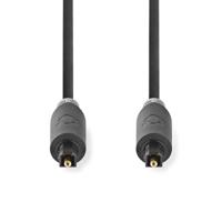 Nedis CABW25000AT50 Optische Audiokabel Toslink Male Toslink Male 5.00 M Rond Pvc Antraciet Doos - thumbnail