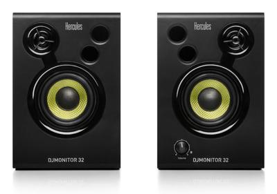 Hercules DJMonitor 32 Actieve studio monitor 7.6 cm 3 inch 30 W 1 paar Hercules DJMonitor 32 Actieve studio monitor 7.6 cm 3 inch 30 W 1 paar