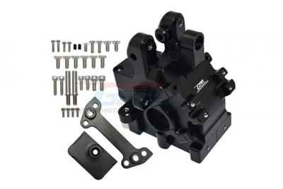 GPM Racing Aluminium Front Gear Box V2, Zwart - Arrma Kraton 8S