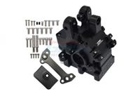 GPM Racing Aluminium Front Gear Box V2, Zwart - Arrma Kraton 8S - thumbnail