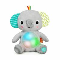 Bright begint speelgoed olifant pluche knuffel-a-bye baby, zonen en lumieres - thumbnail