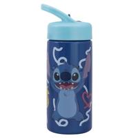 Fles Stitch Sweet Blauw Lila PVC 410 ml Kinderen - thumbnail