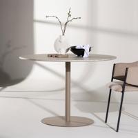 Nohr Ronde Eettafel 'Tu' Marmerlook, 110cm - thumbnail
