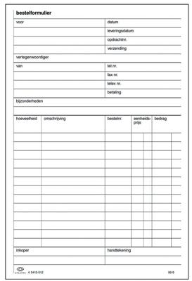 Atlanta by Jalema bestelformulieren zonder carbon