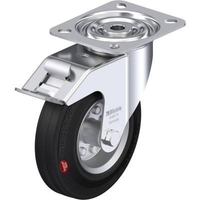 Blickle LI-VEHI 125R-FI Zwenkwiel met rem Wieldiameter: 125 mm Draagvermogen (max.): 90 kg 1 stuk(s)