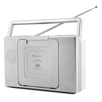 Soundmaster BCD480 badkamerradio keukenradio CD-speler stereoluidspreker tijdsweergave IPX4 spatwaterdicht - thumbnail