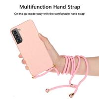 Lunso - Backcover hoes met koord - Samsung Galaxy S22 Plus - Roze - thumbnail