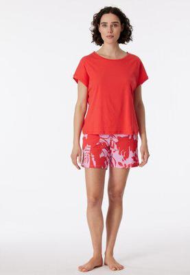 Schiesser Schiesser Pyjama Short red 181245 40/L