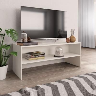 VidaXL Tv-meubel 100x40x40 cm bewerkt hout wit VidaXL Tv-meubel 100x40x40 cm bewerkt hout wit