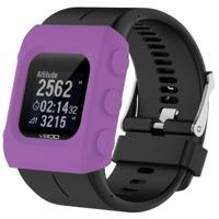 Effen kleur silicone horloge beschermende case voor POLAR V800 (paars) - thumbnail