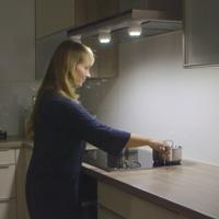 HandyLUX Lightball - 360 graden draaibare Power-LED lamp - bewegingssensor - magnetisch - thumbnail