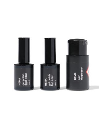 HEMA Base and topcoat gel polish set