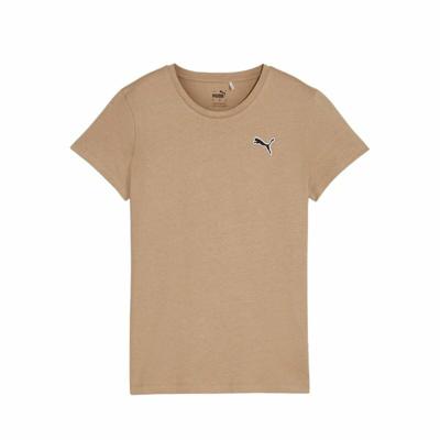 Dames-T-Shirt met Korte Mouwen Puma Better Essentials Beige - Maat: M
