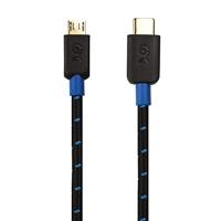 Cable Matters USB C-naar-Micro-USB-kabel (Micro USB-naar-USB-C-kabel) met gevlochten mantel van 1 meter in zwart - thumbnail