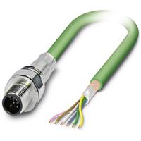 Phoenix Contact 1529726 Sensor/actuator inbouwconnector M12 Aantal polen (sensoren): 5 Stekker, inbouw 2.00 m 1 stuk(s) - thumbnail