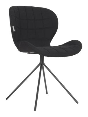 Zuiver Eetkamerstoel 'OMG' kleur Zwart Zuiver Eetkamerstoel 'OMG' kleur Zwart