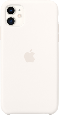 Apple silicone case iPhone 11 white