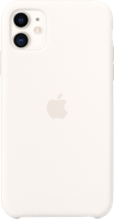 Apple silicone case iPhone 11 white - thumbnail