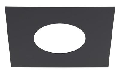 SLV Inbouwframe voorNuminos M recht 240/120mm zwart - 1006145