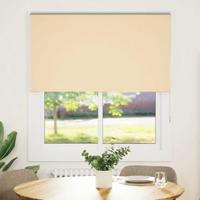 Rolgordijn verduisterend 135x130 cm stofbreedte 131,6 cm beige - thumbnail