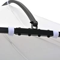 VidaXL Prieel rond 300x290 cm wit - thumbnail