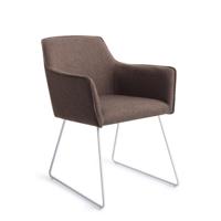 Jesper Home Eetkamerstoel 'Hofu' Slide White, kleur Potters Clay - thumbnail