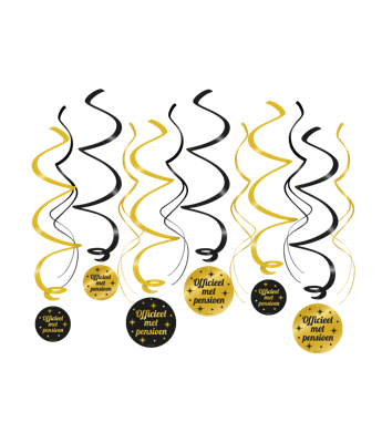 Classy Party Swirls Pensioen (12st)