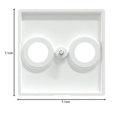 Merten MEG4122-0325 Afdekking System M Wit 1 stuk(s)