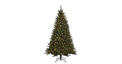 black box kunstkerstboom Toronto met ledverlichting h230 x d140cm