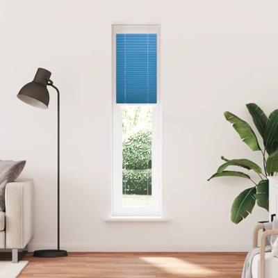 VidaXL Plissé rolgordijn 50x200 cm stofbreedte 49,4 cm polyester blauw VidaXL Plissé rolgordijn 50x200 cm stofbreedte 49,4 cm polyester blauw