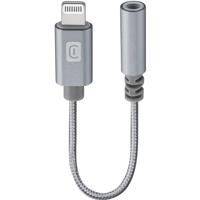 cellularline Muziek Enabler, Lightning Connector, Muziekadapter, Apple gecertificeerd, Ultra Resistent, Grijs - thumbnail