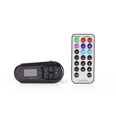 FM-Audiotransmitter voor Auto | Zwanenhals | Handsfree bellen | 0.4 " | LCD-Scherm | Bluetooth® | 5.0 V DC / 0.5 A | Zwart