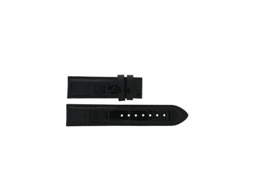 Horlogeband Tissot T0064073612600 / T610037745 / XS Leder Zwart 19mm