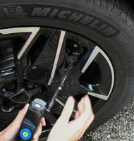 Mini draadloze compressor - MICHELIN - Elektrische pomp - Digitale drukmeter - 10 bar - USB oplaadbaar - thumbnail